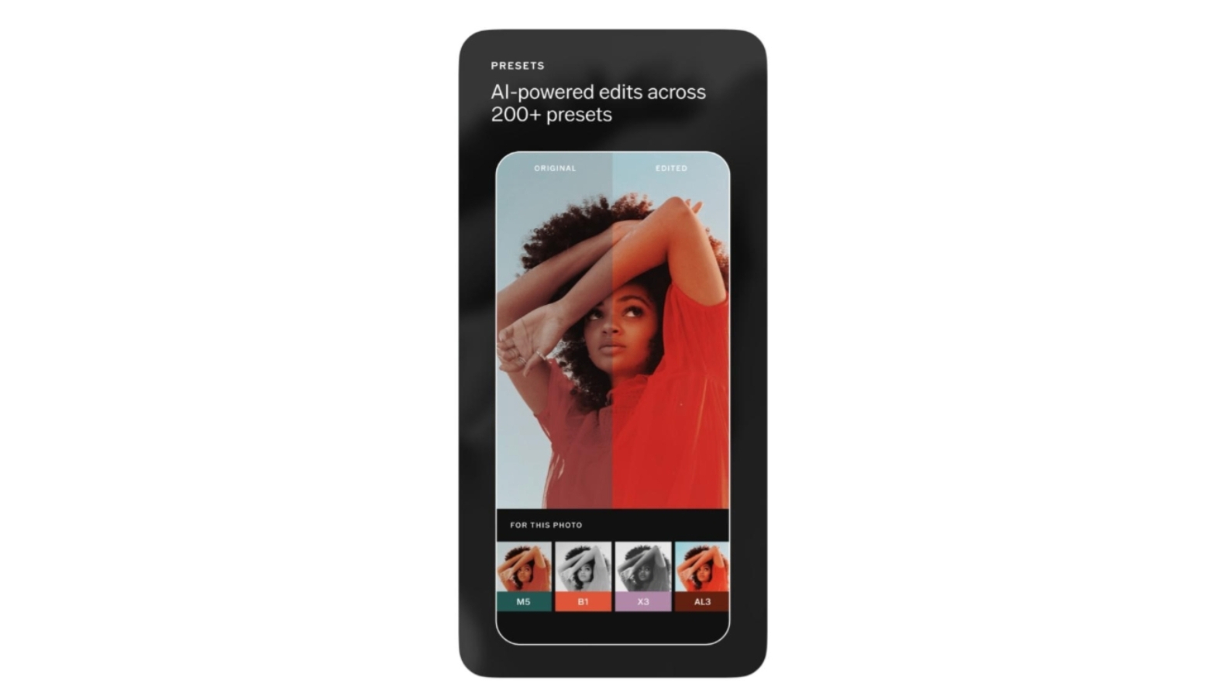 meilleure application de retouche photo pour Android : VSCO