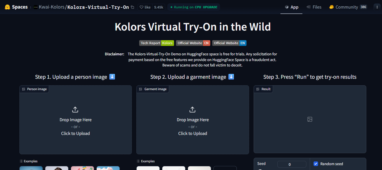 เยี่ยมชมหน้าเว็บไซต์ทางการของ Kolors