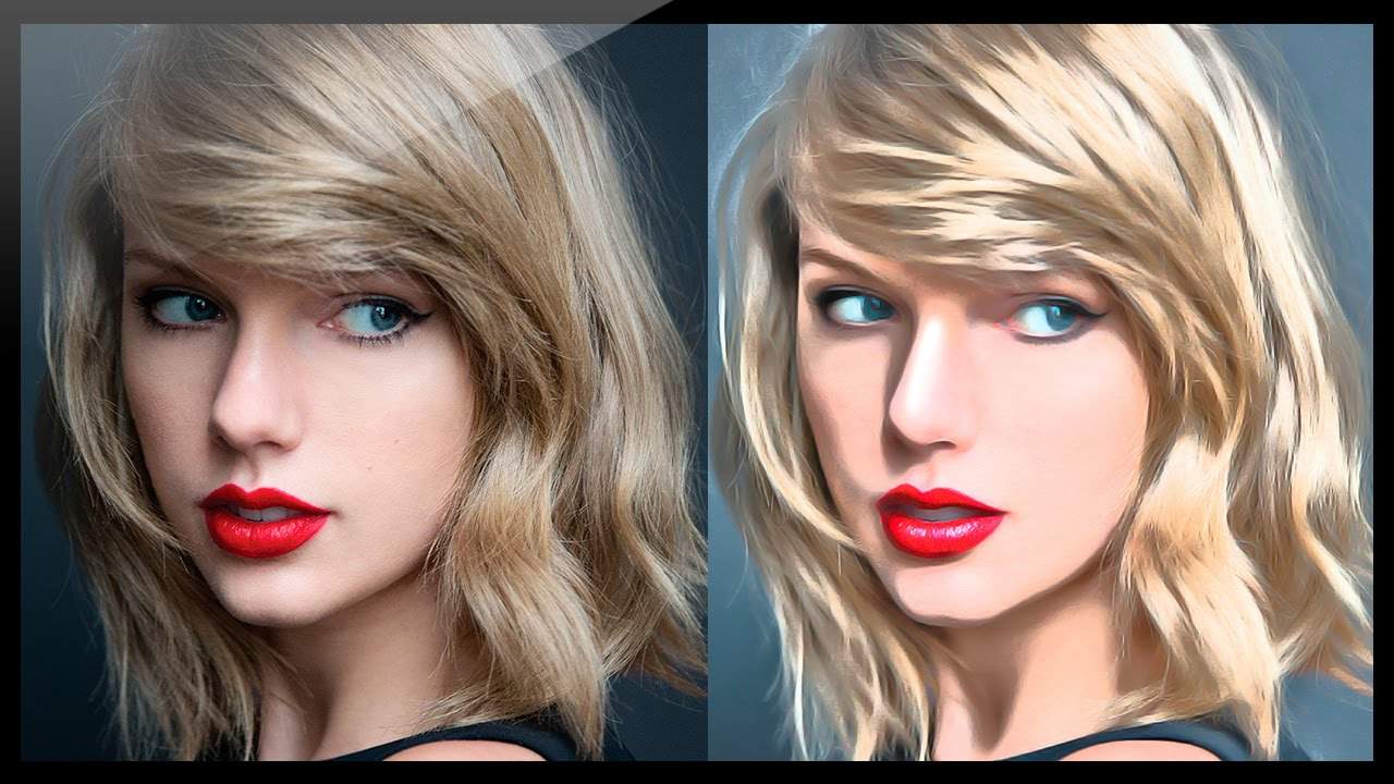 photo into oil painting