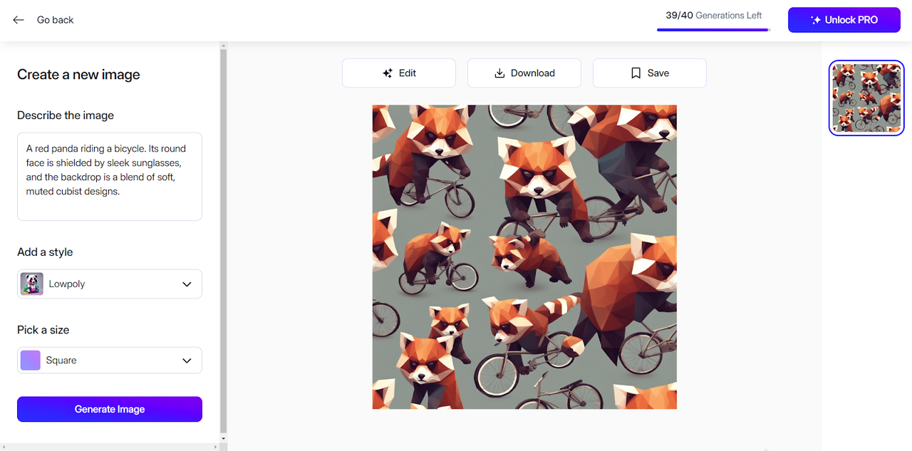 Magic Studio's interface