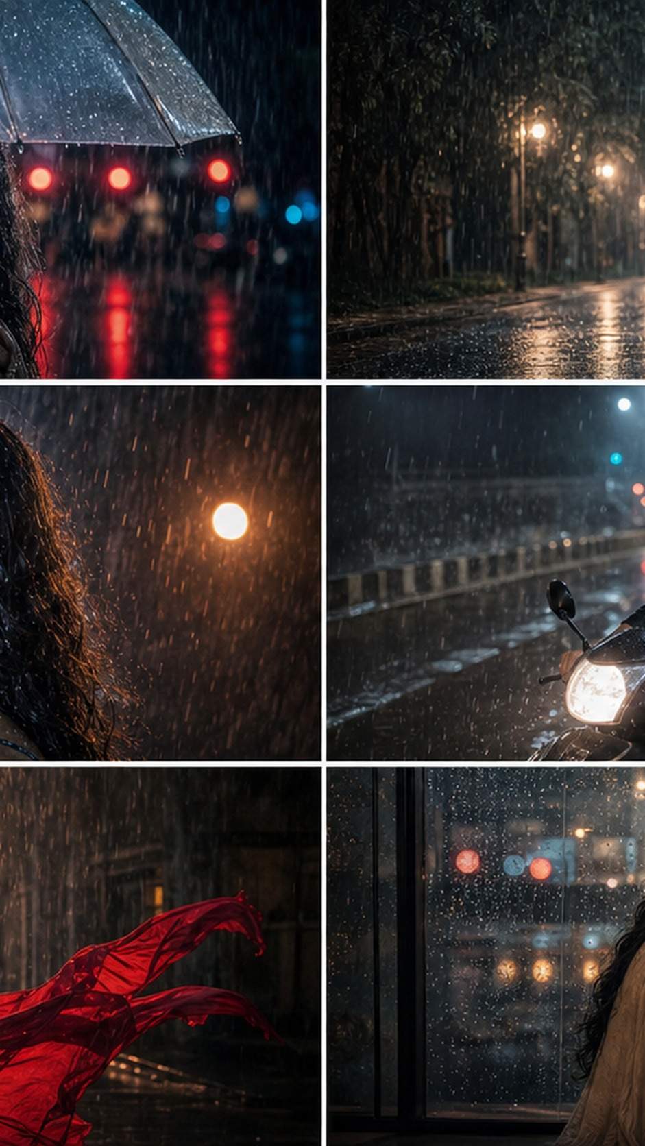 AI Rain Couple Fotobearbeitung fordert mobilen Helden auf