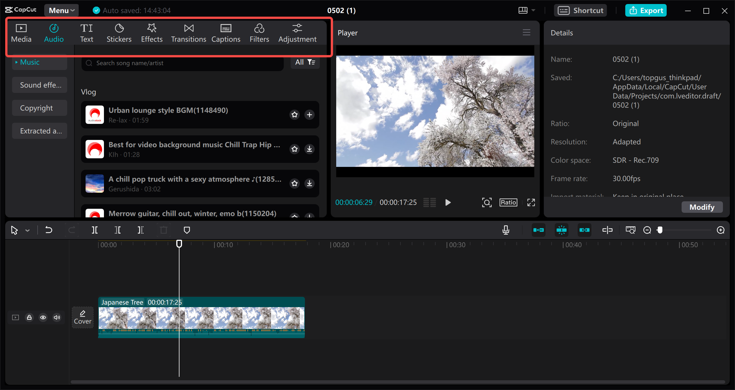 Edit your video