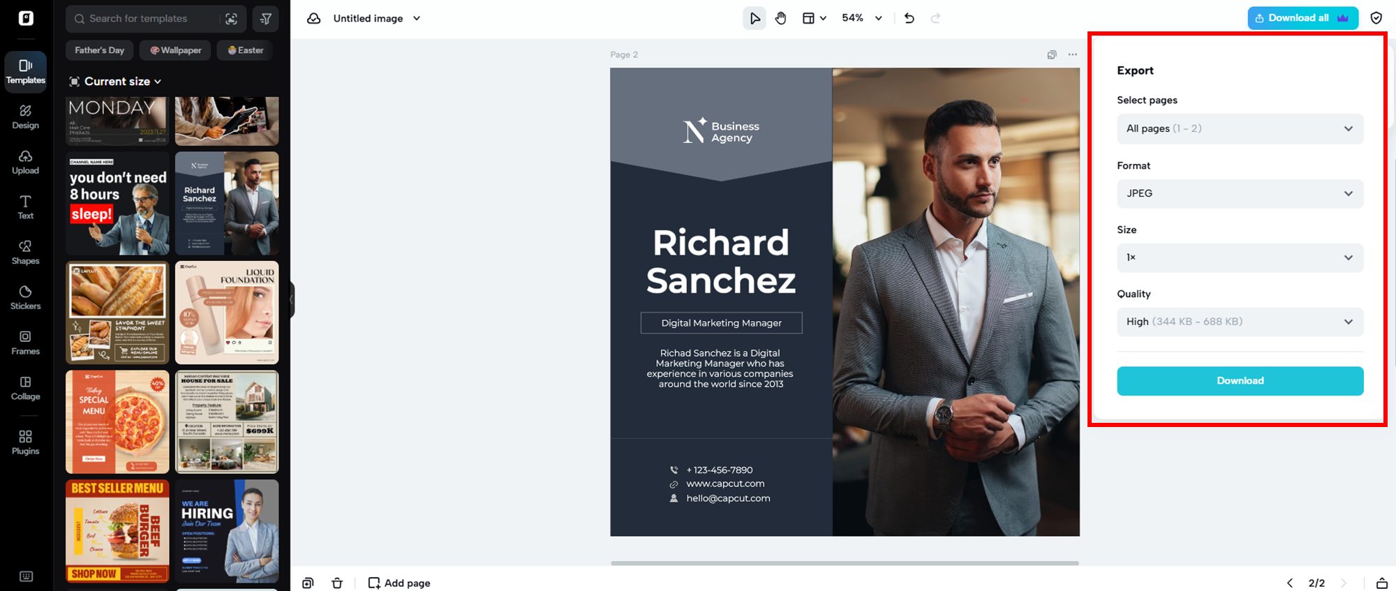 Download final image