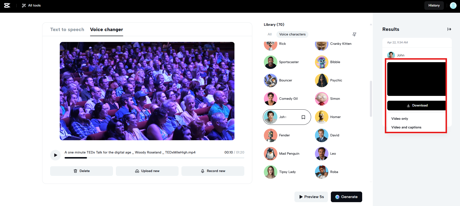 Töltsd le a szerkesztett fájlt