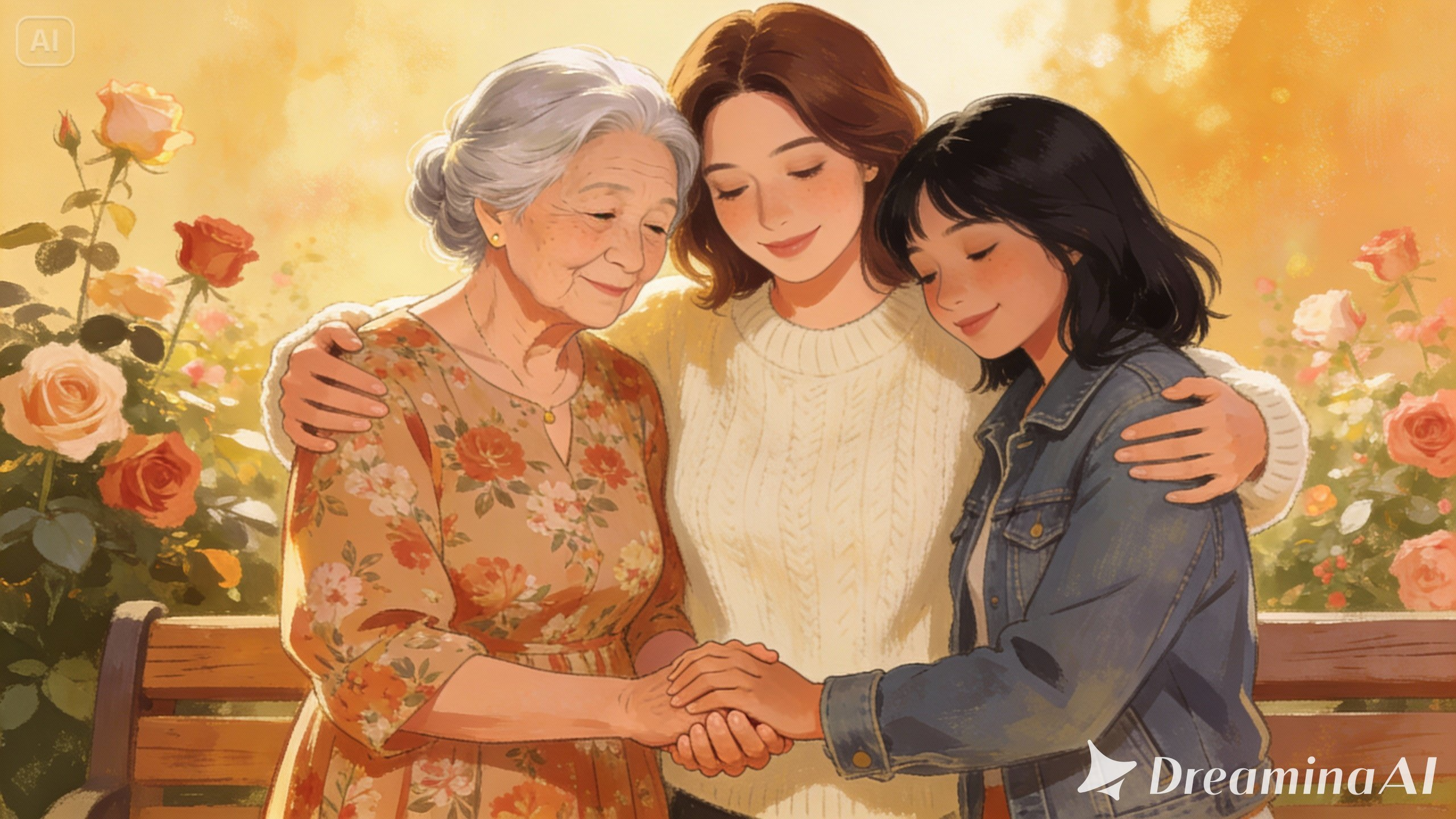 Women across generations Women's Day posters