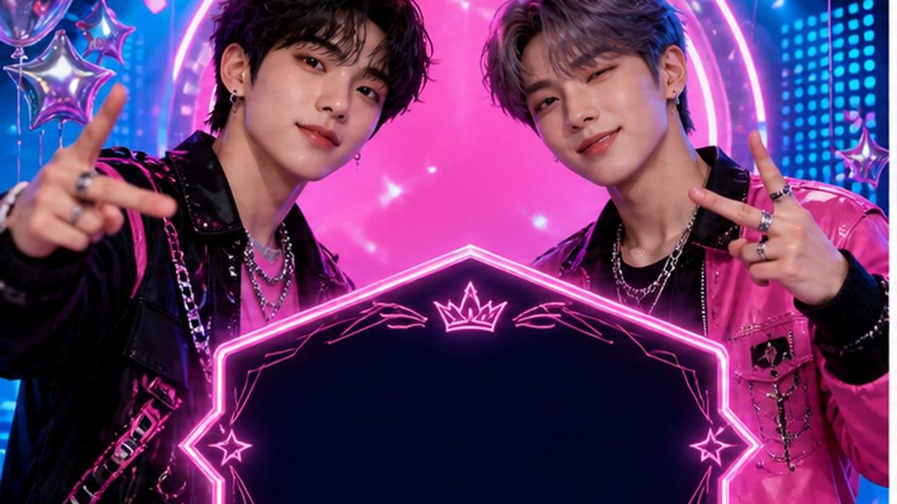 K-pop Birthday Invitation Maker prompt result 1