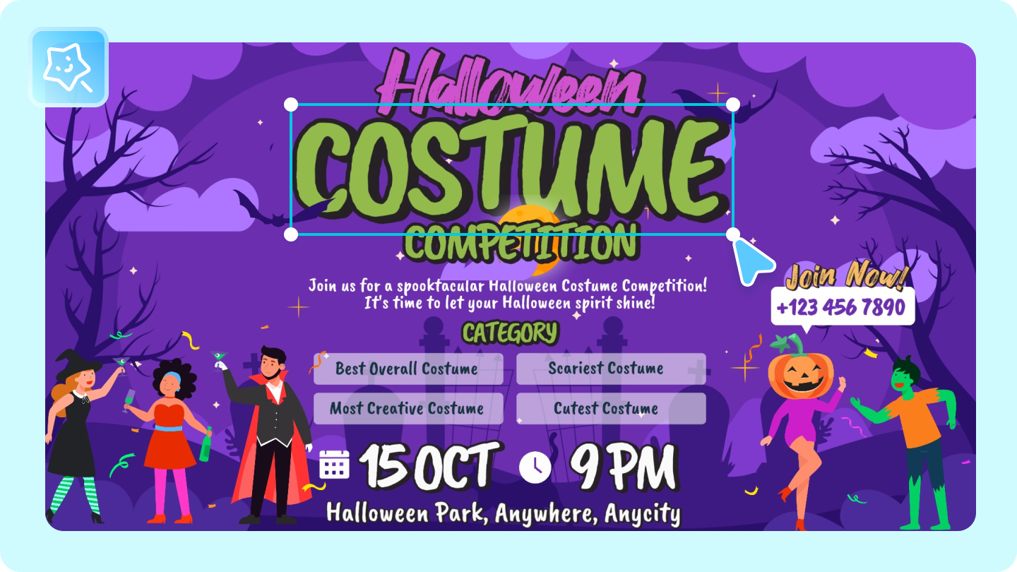 halloween flyer template