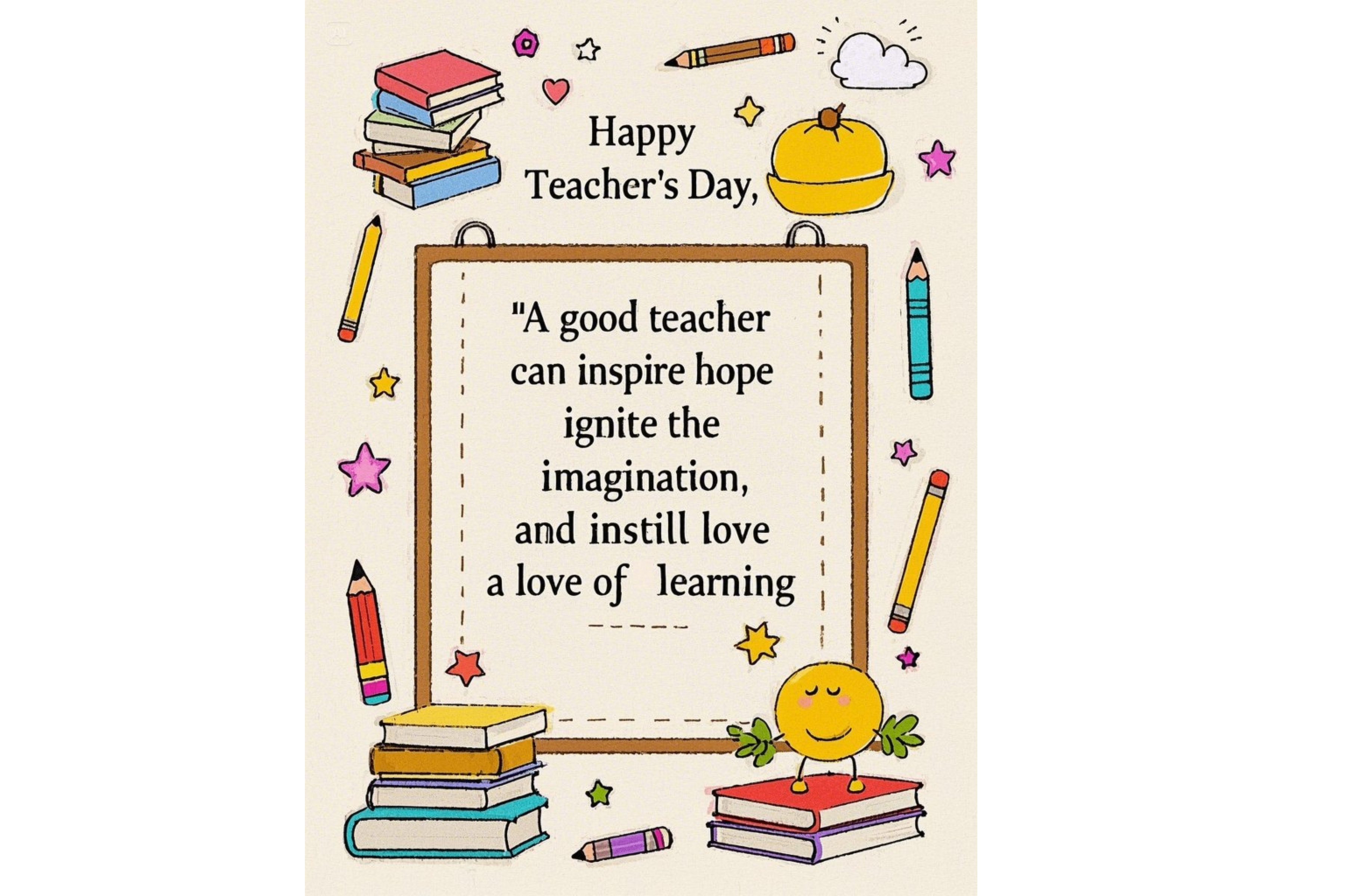 Inspirational quote-based card