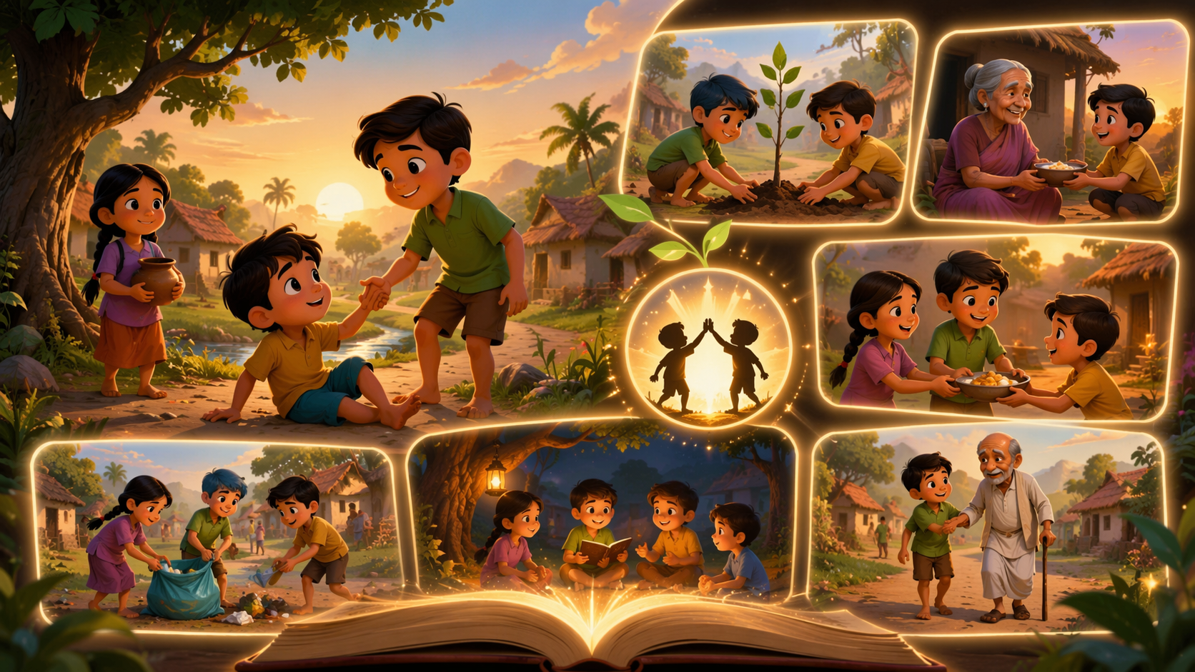 Dreamina AI moral story video generator 16:9 hero image