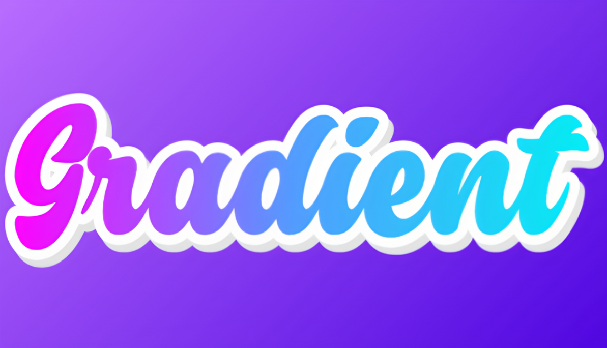 Gradient text