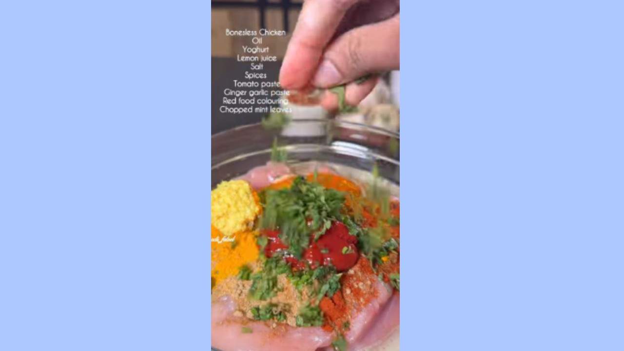 Food recipe Reel example
