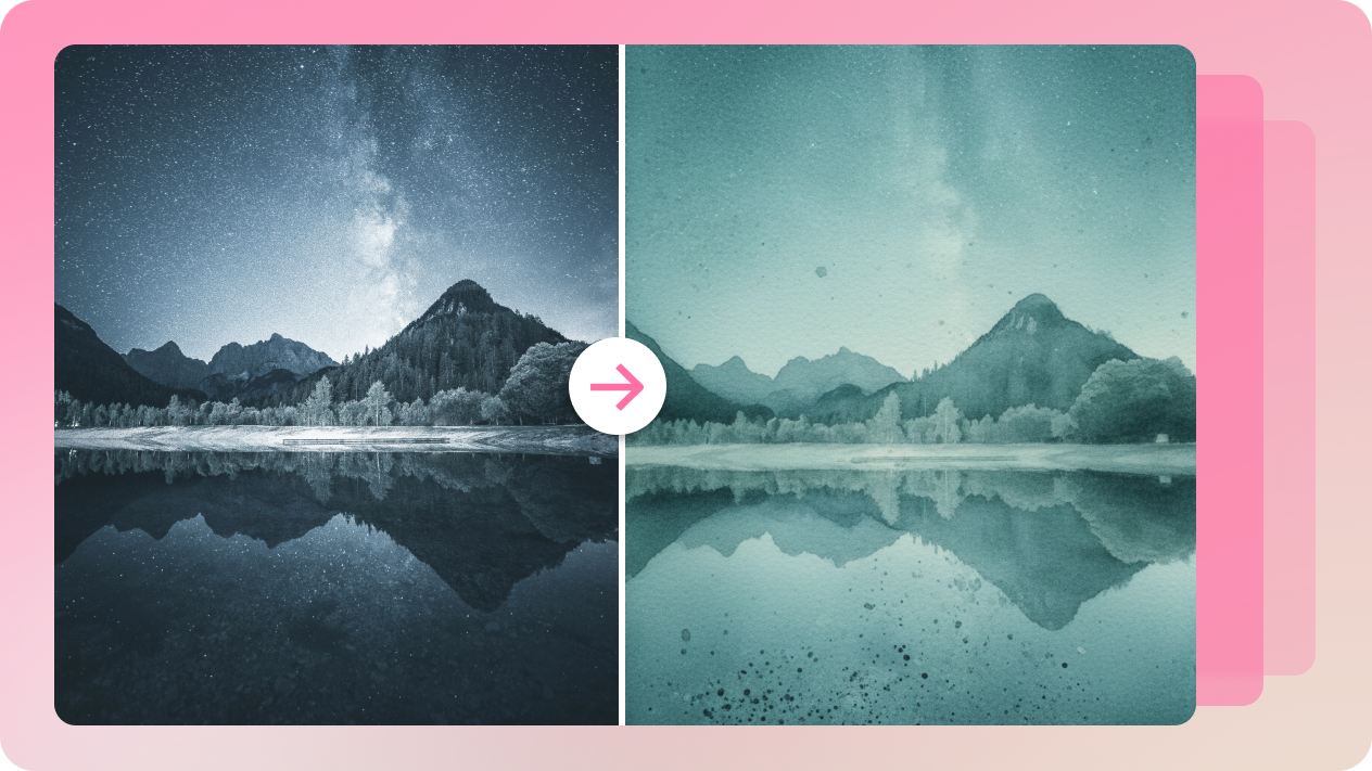 Transform personal photos into artistic wallpapers