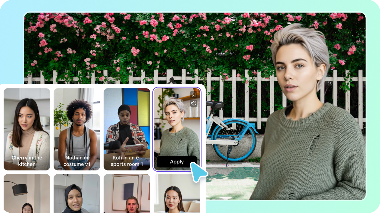 AI avatars to tell the snack video story