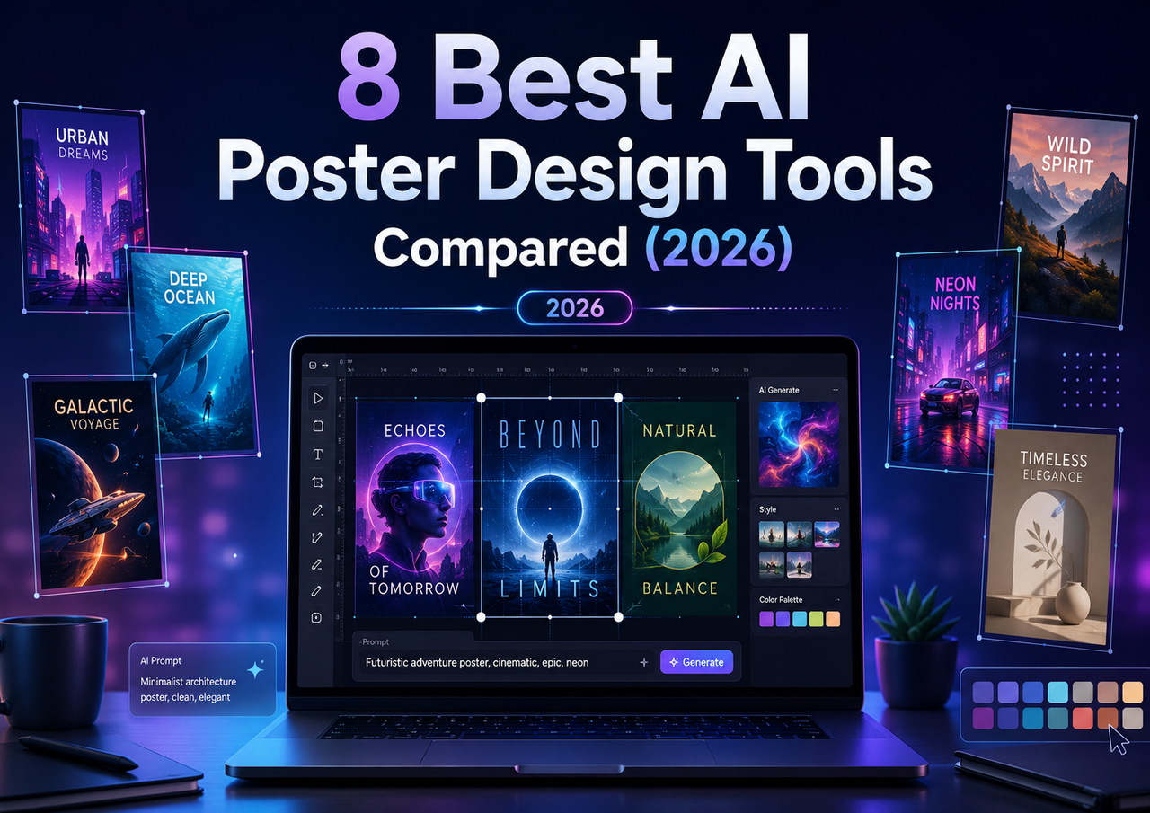 8 Beste KI Poster Design Tools Im Vergleich Zu 2026