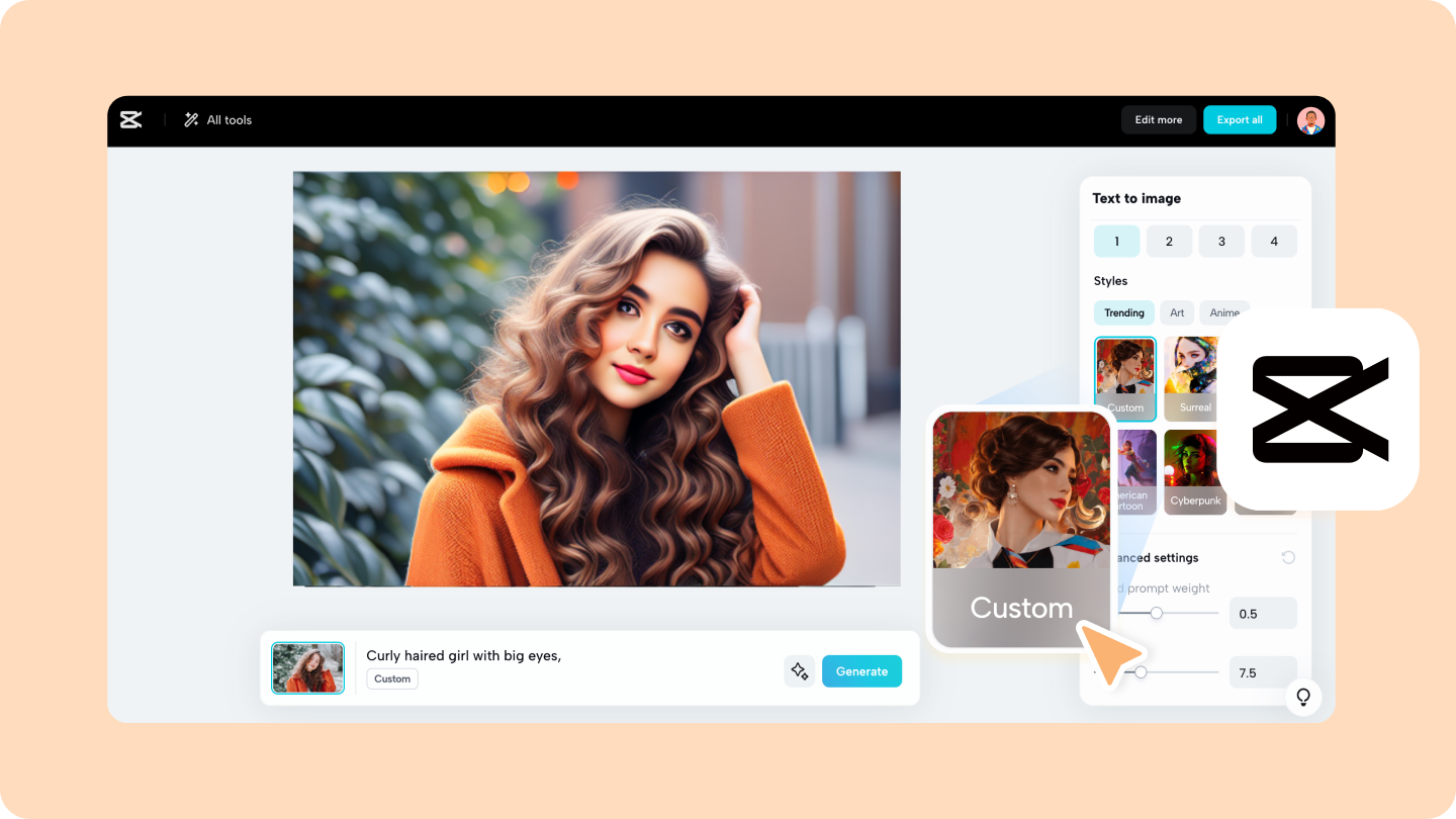 Gerador de desenho ai a partir de texto