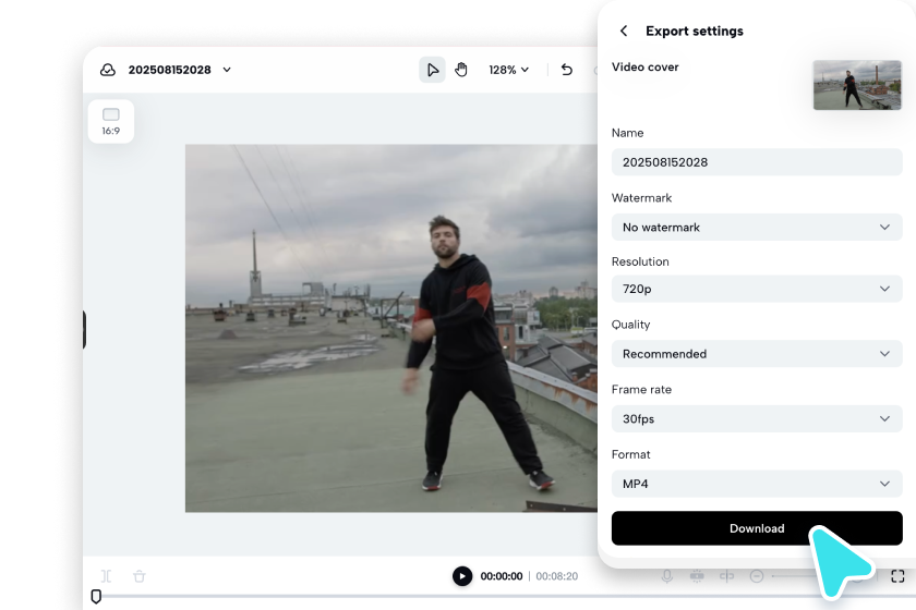 export and share
