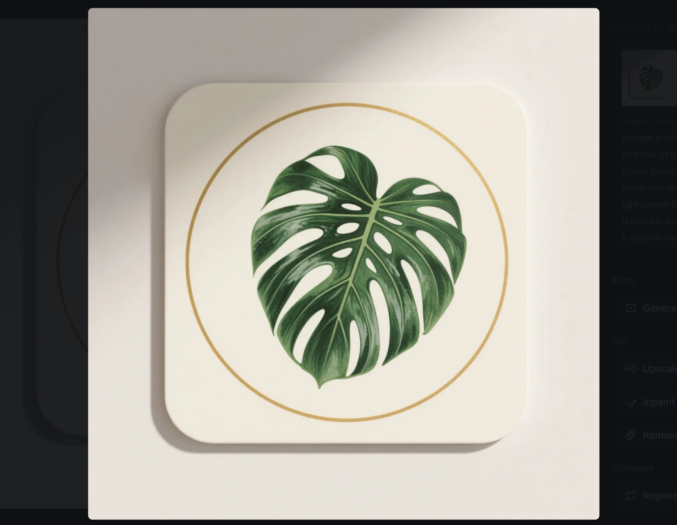 Coaster yang diilhamkan oleh alam semula jadi