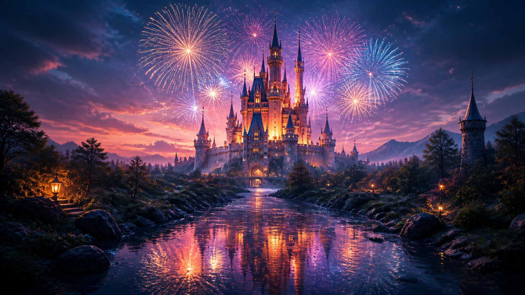 Fairytale Castle AI Video Effect supporting visual 1