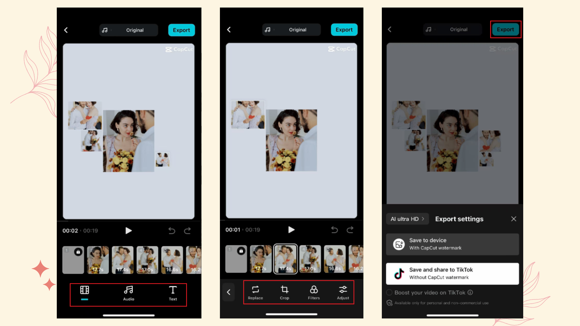 Export video and share