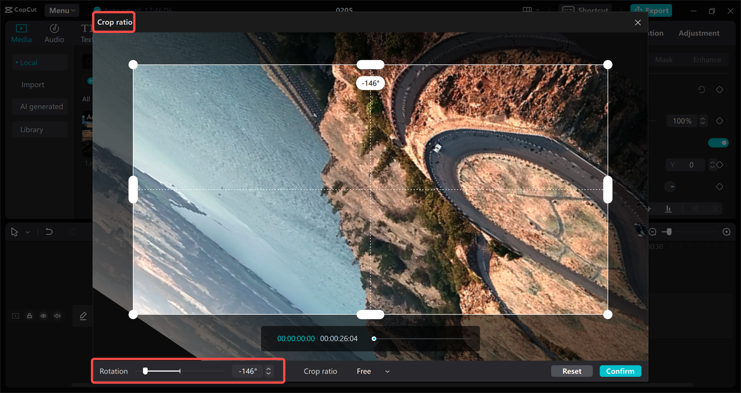 Rotate video