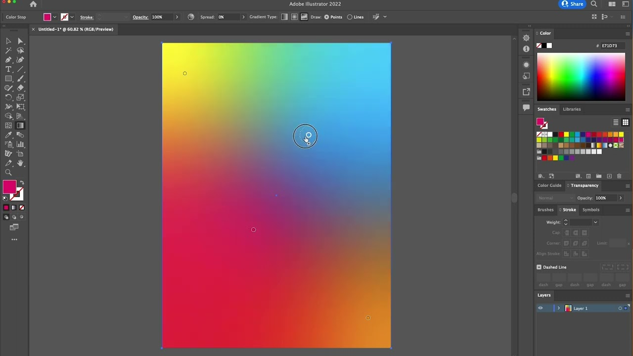 Illustrator interface