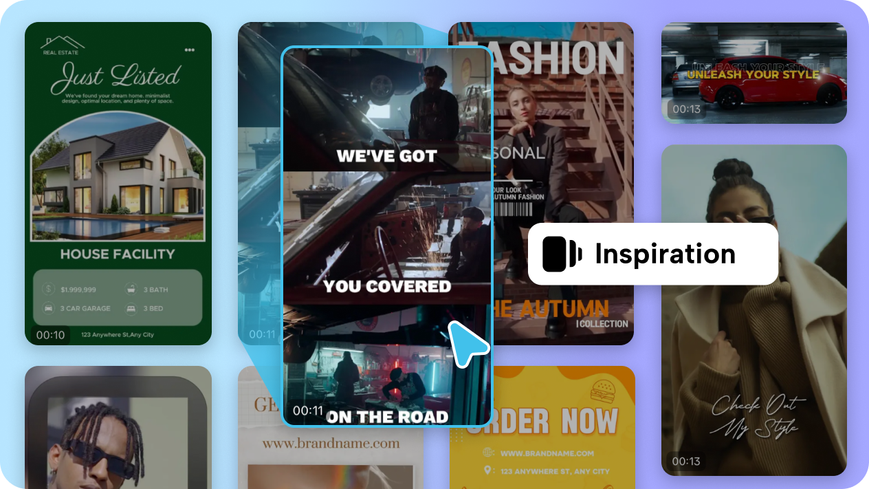 Music clip templates