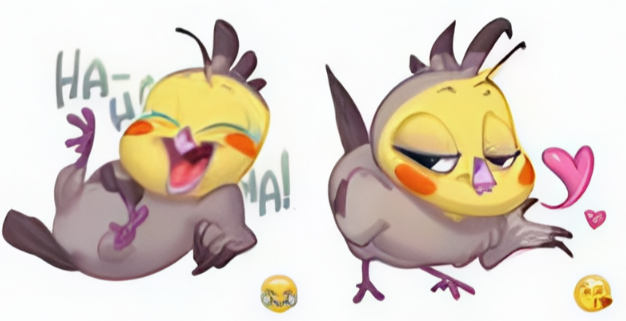 Berry Bird sticker