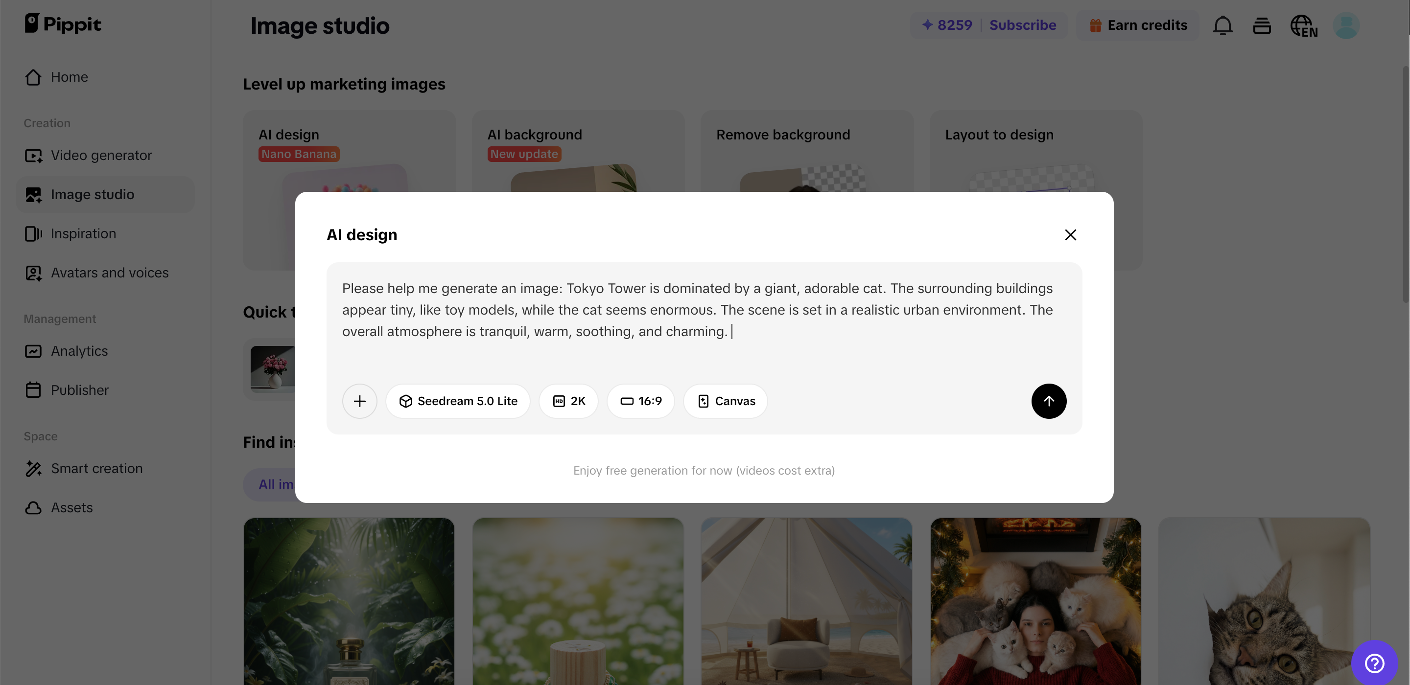 Generate your design