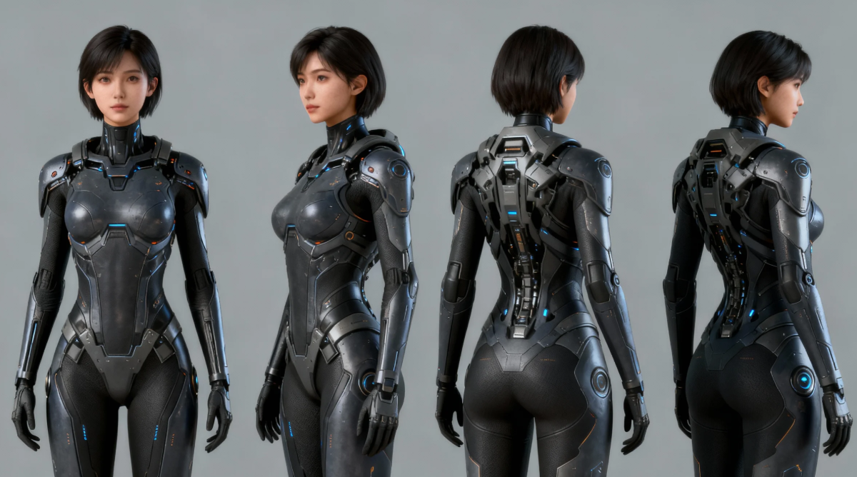 Gambar turnaround 3D