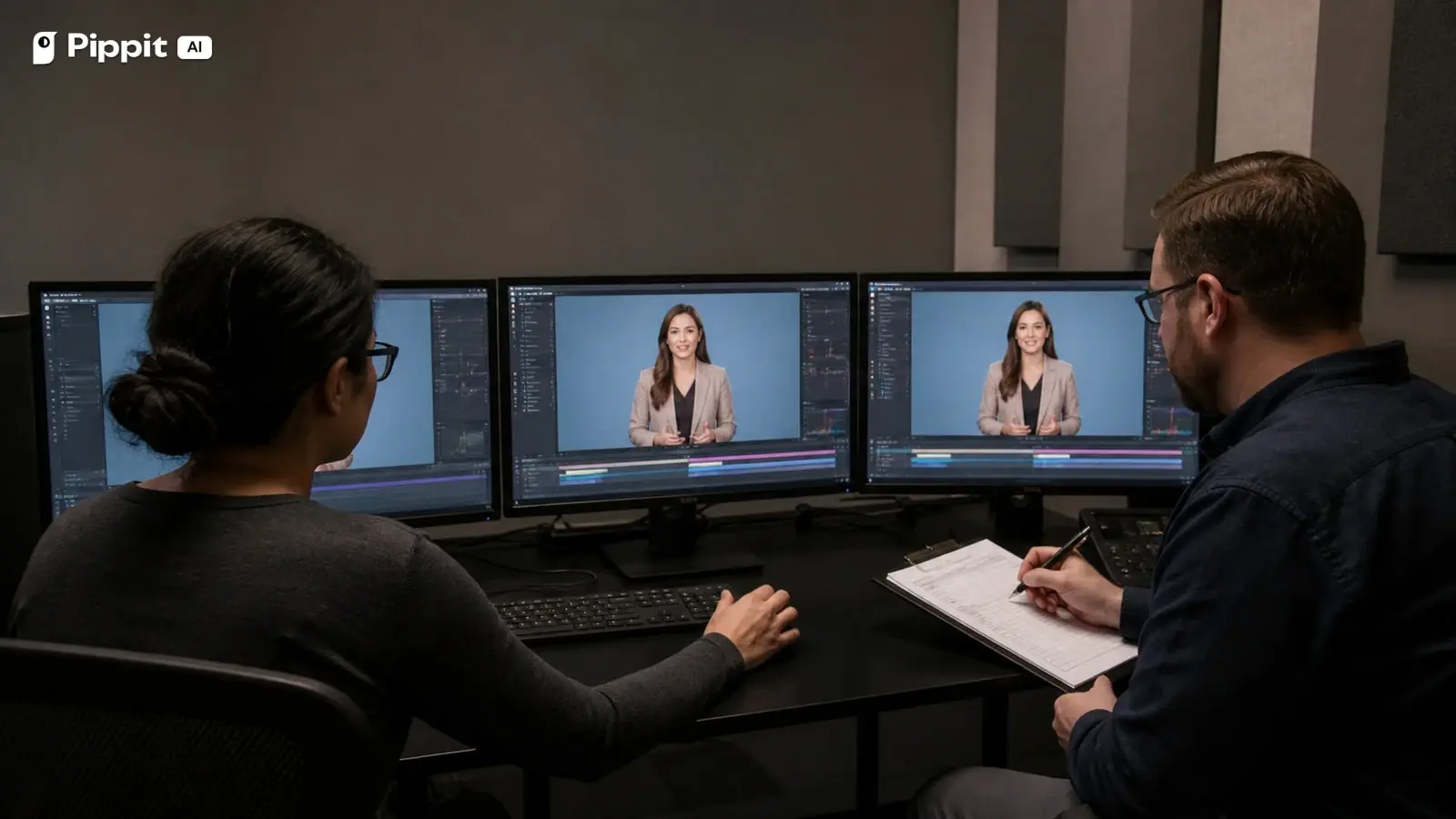 Two reviewers compare three controlled AI avatar pace versions and record recall results.