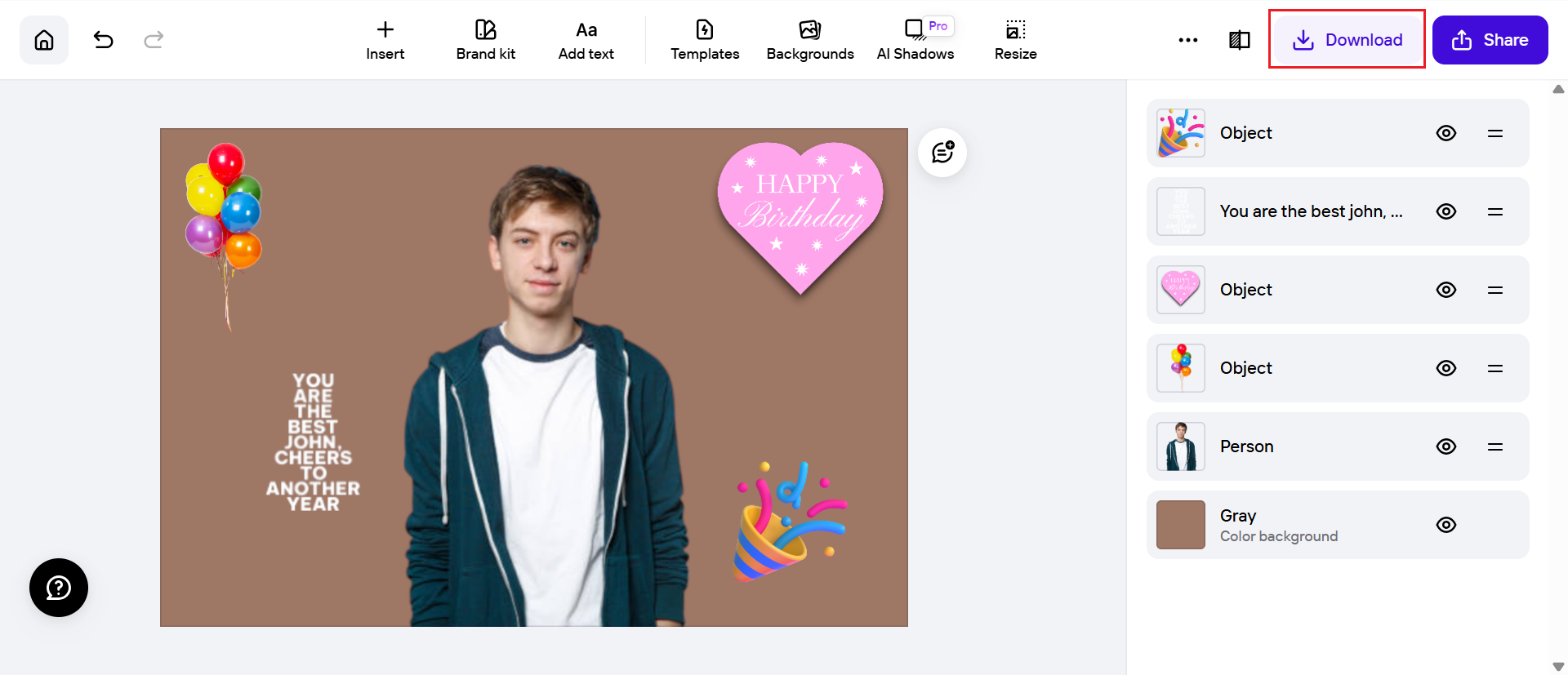 happy birthday stickers WhatsApp