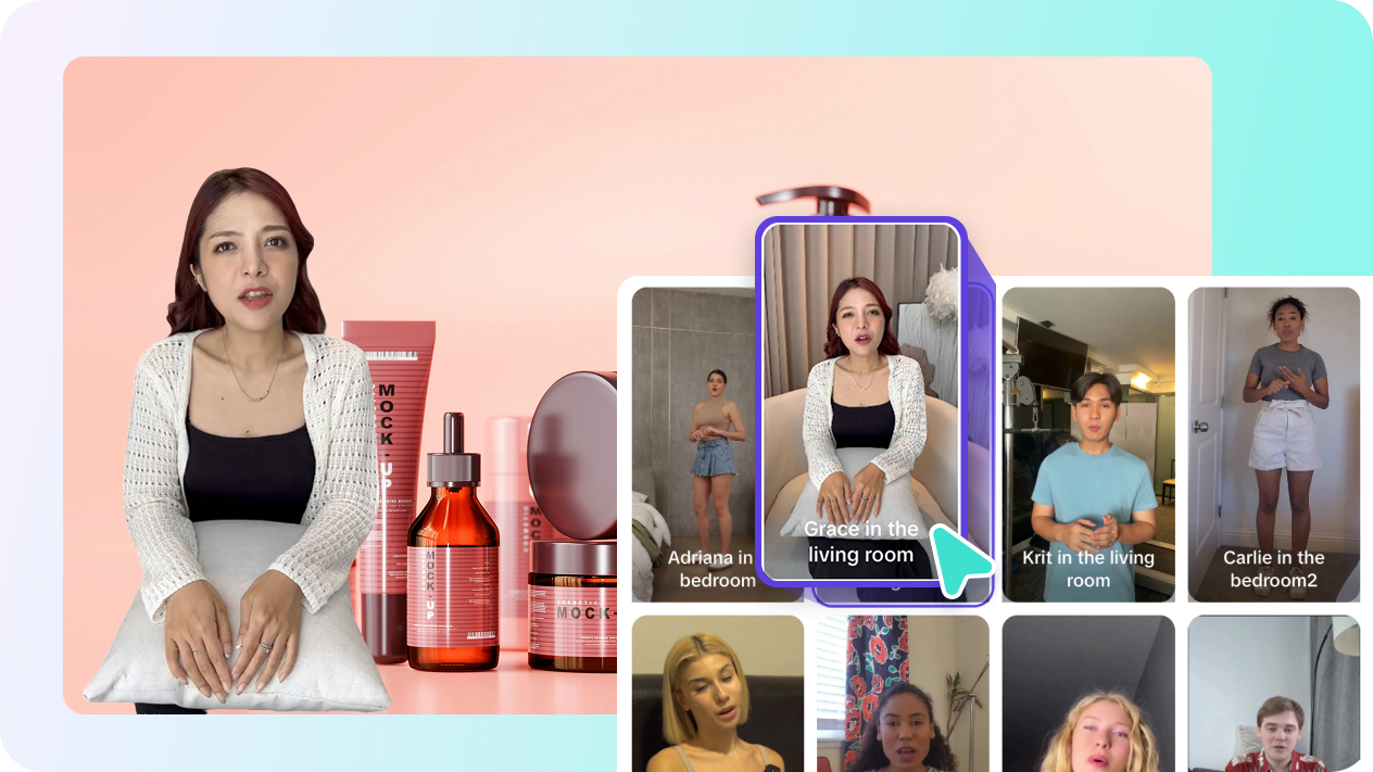 Customizable AI avatars and voiceovers