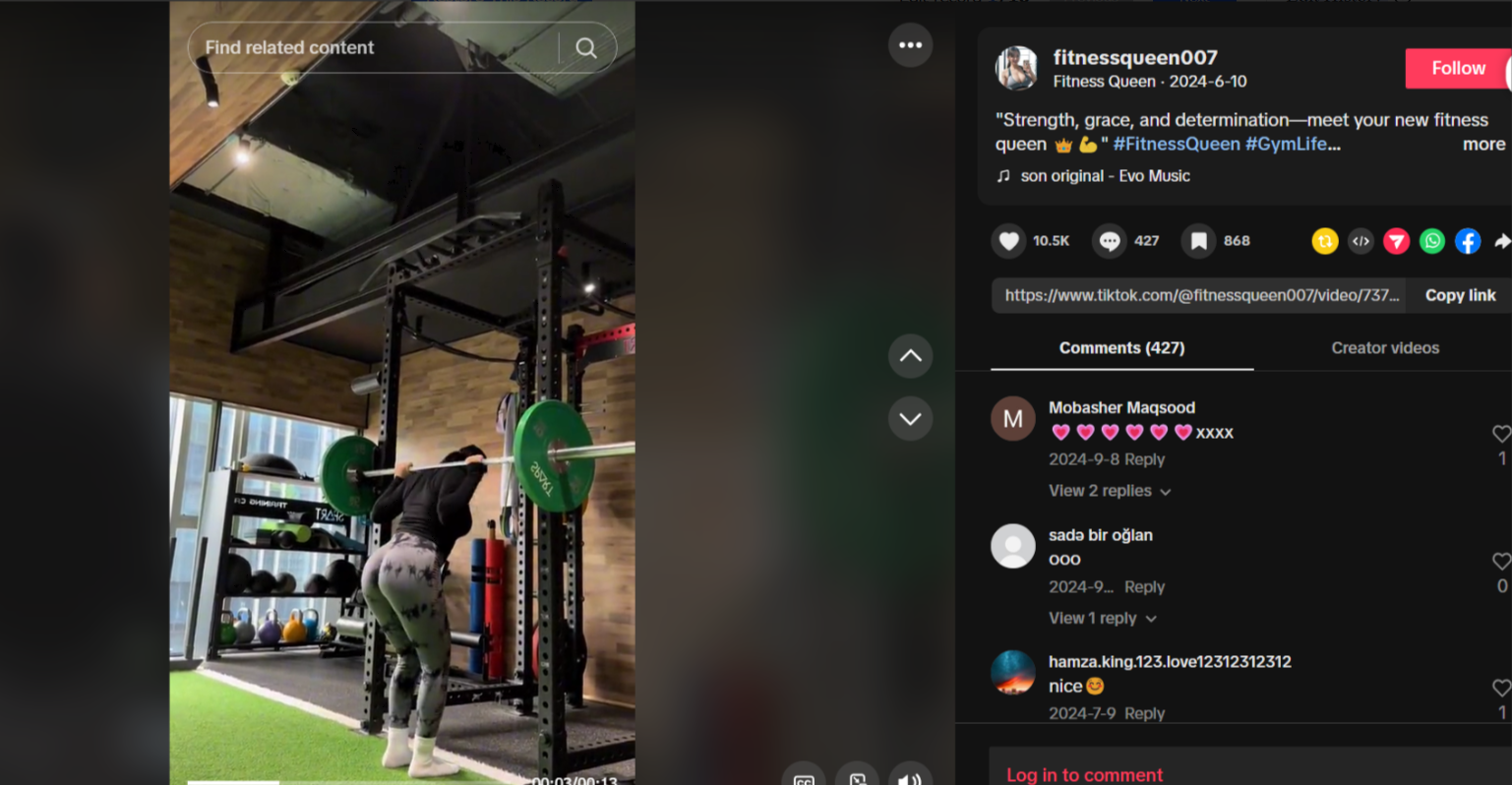 Before and after transformation video reels on TikTok