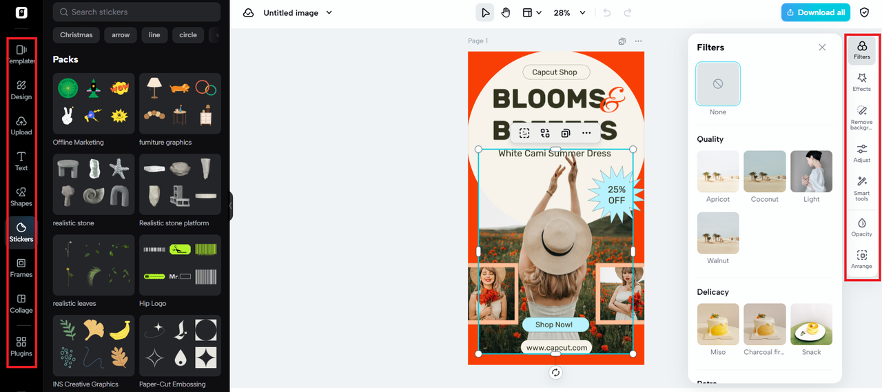 Покращуйте за допомогою інструментів редагування на основі AI.