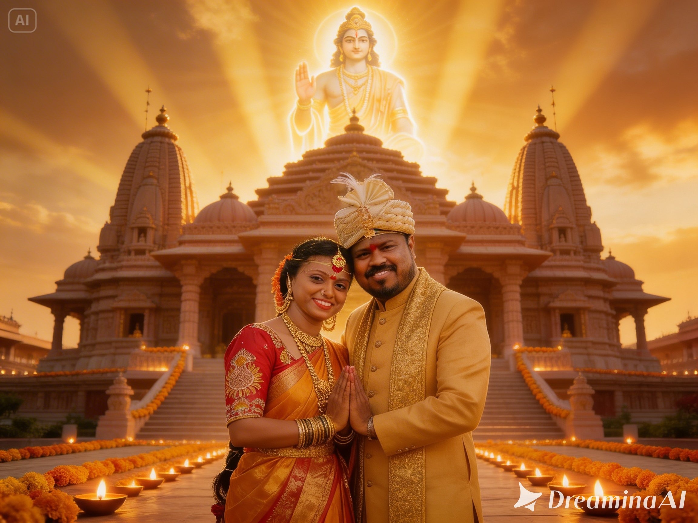 람 나바니 커플 사진