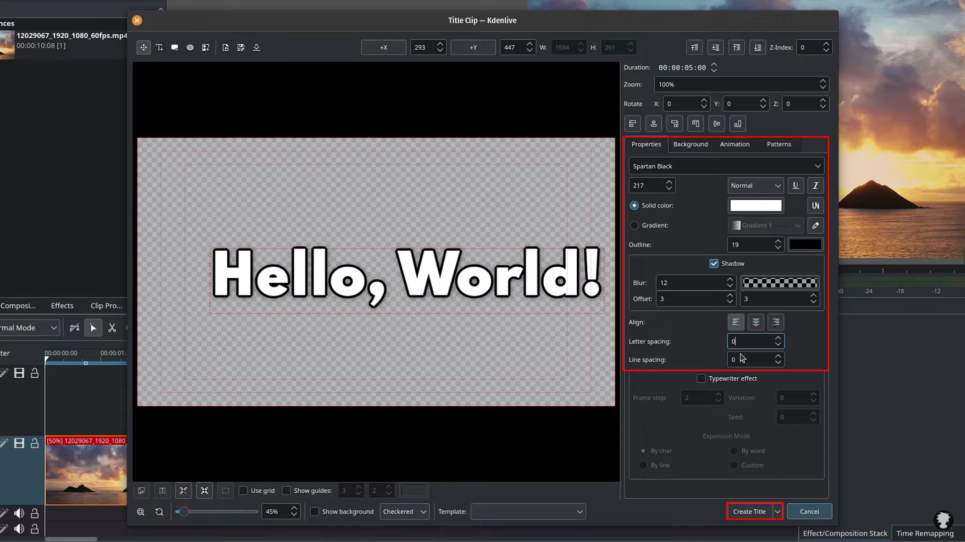 Type and edit text