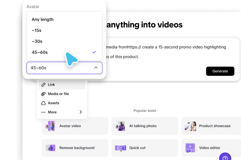 Generating Black Friday ads in Pippit
