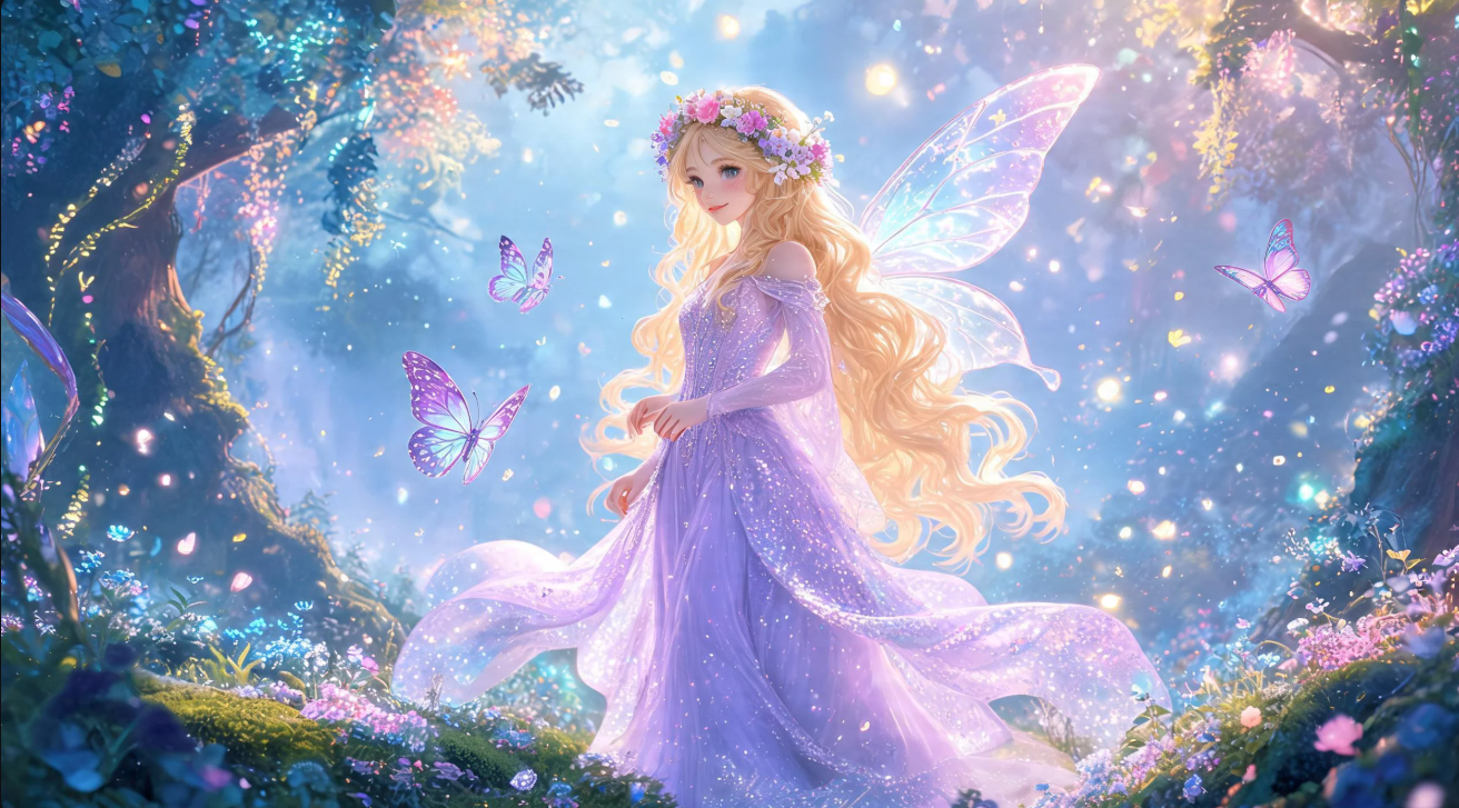 Prompt for a magical fairy princess