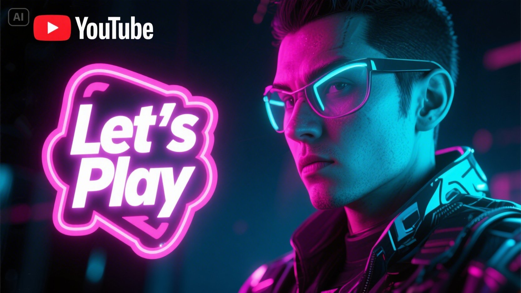 Thumbnail dengan warna yang berani dan kontras