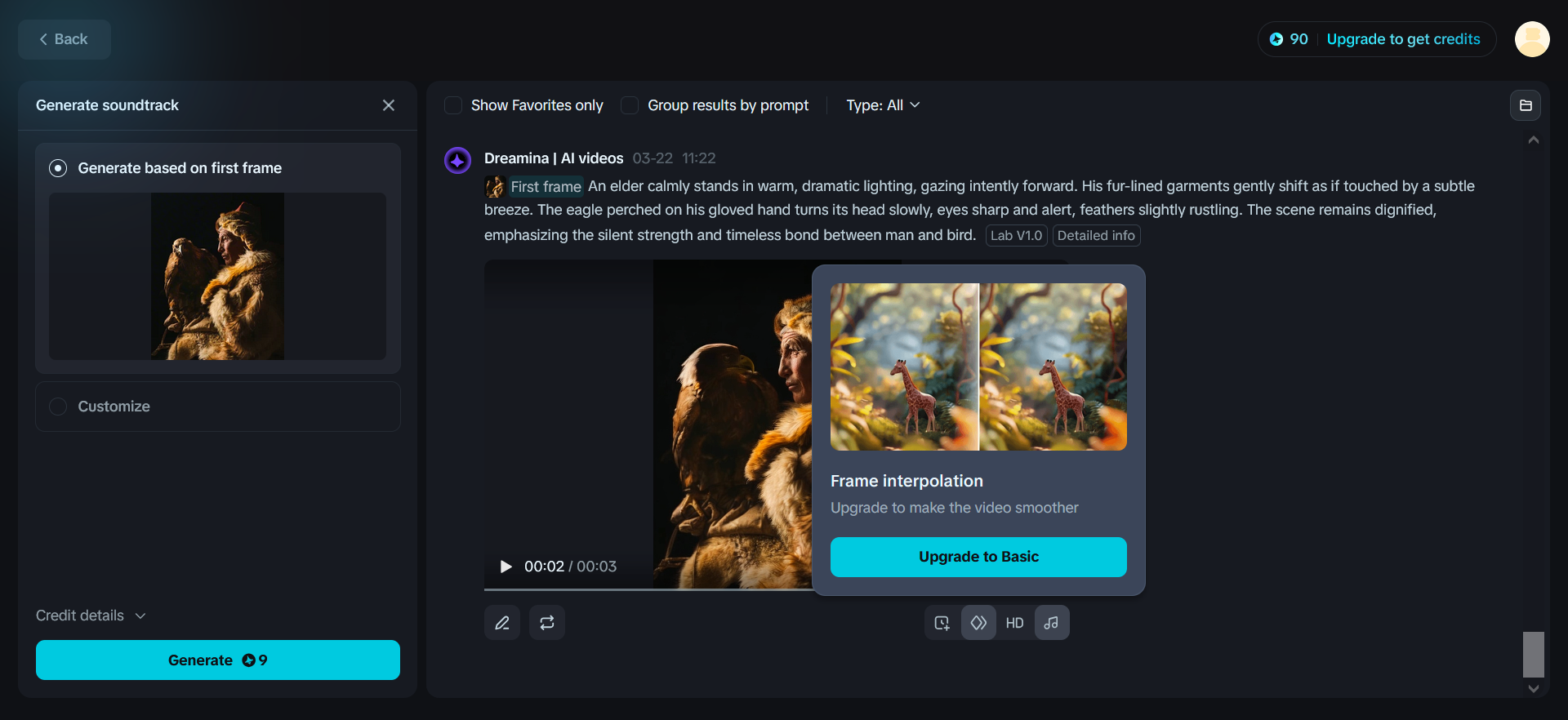 Interpolazione di frame