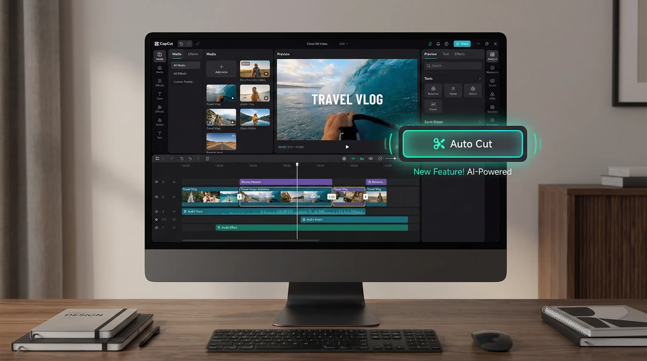 auto cut in CapCut