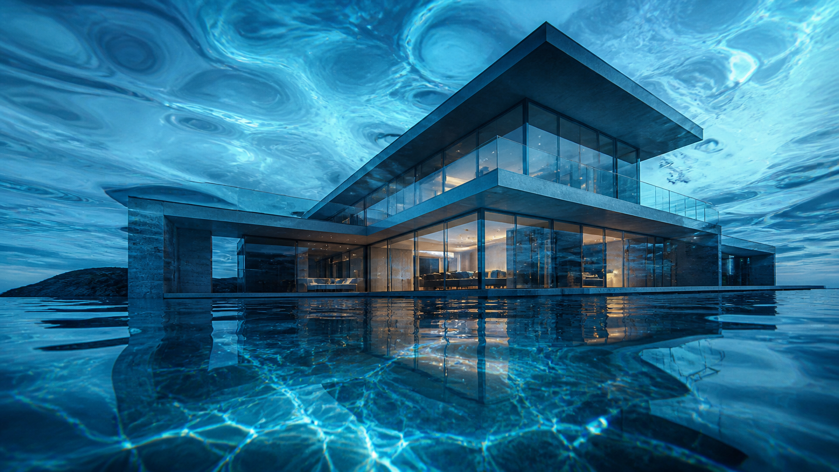 Ocean Liquid Sea Color Overlay original 16:9 effect visual 2
