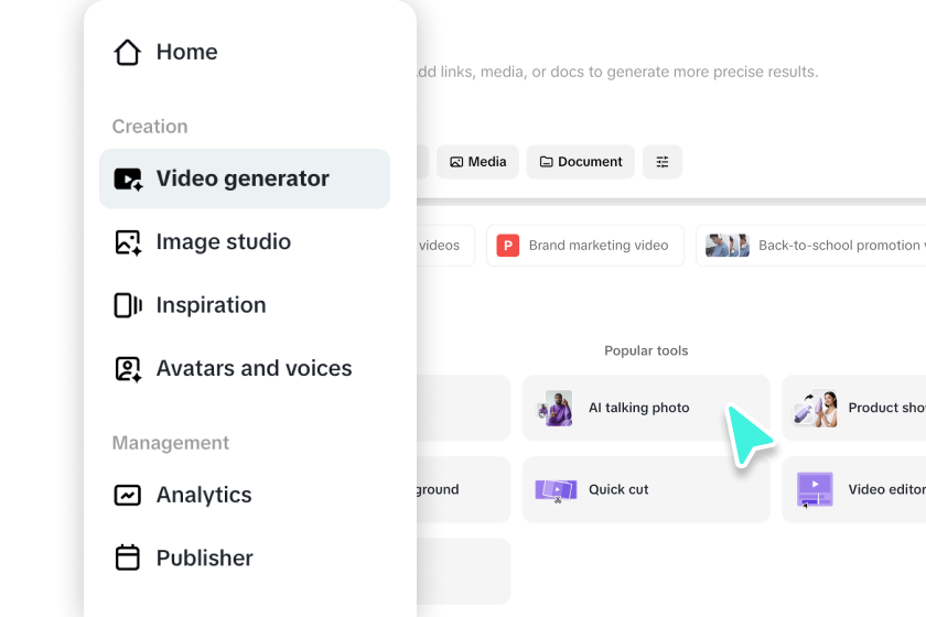 Access AI talking photo