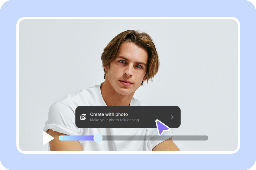 Make your pictures talk fast using CapCut's talking image generator