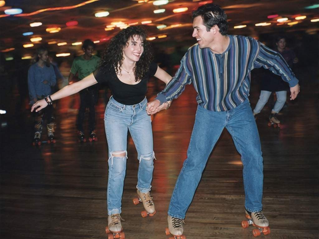AI 90s Photo Prompts Prompt Beispiel 4 - Rollschuhblitz