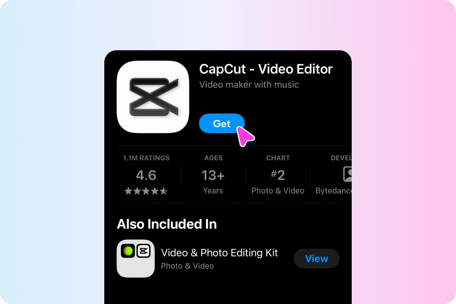 Install the CapCut App on your phone