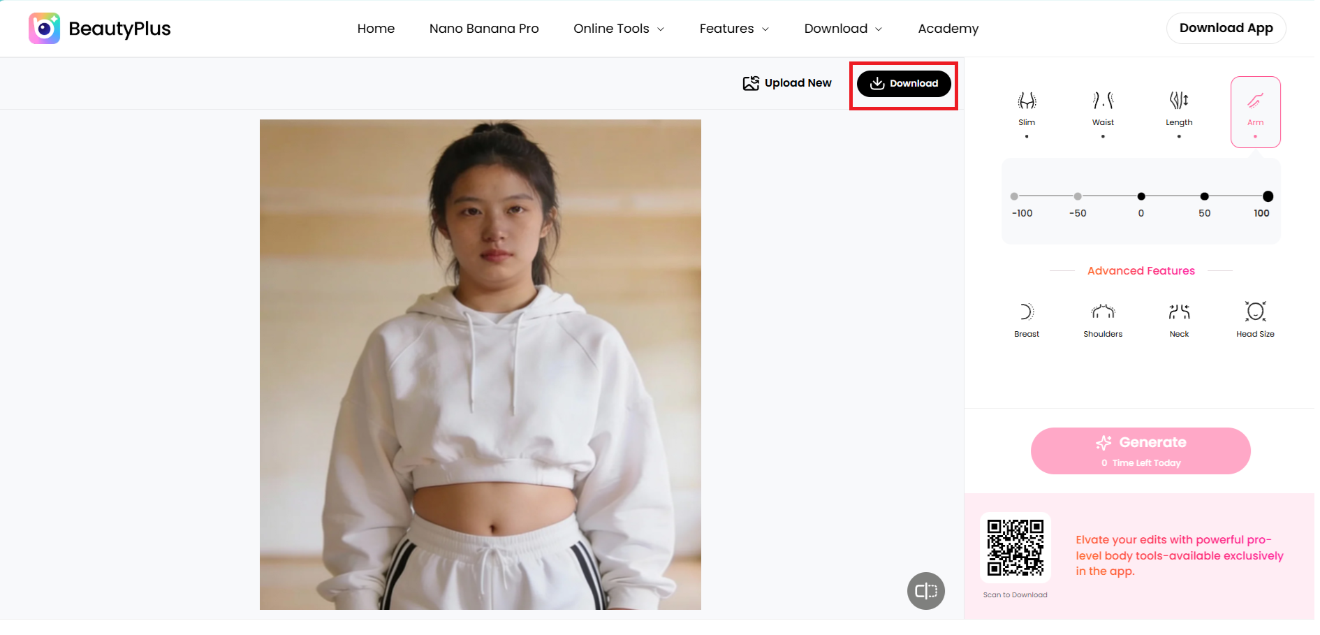 Generate and download the image