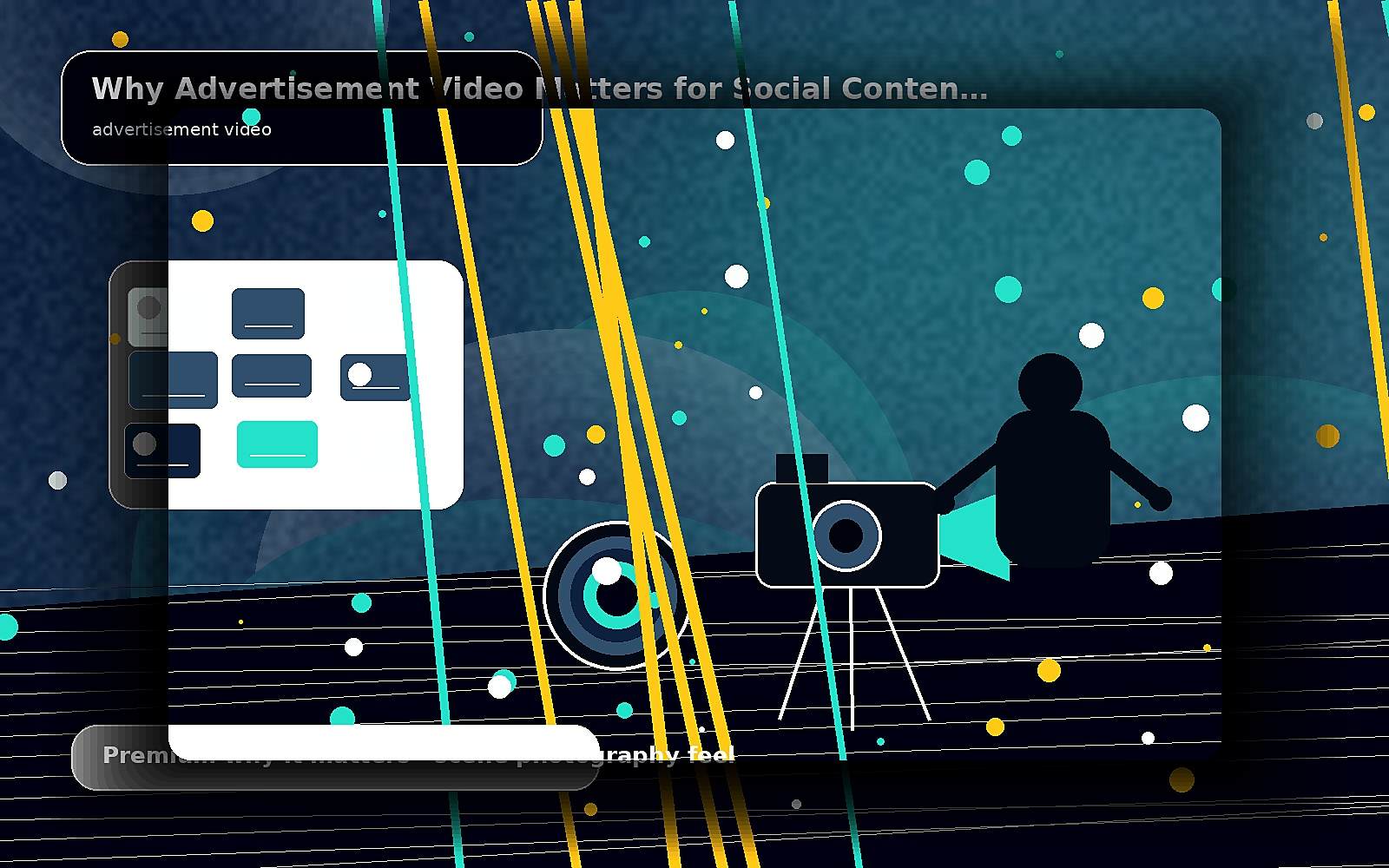 Why Advertisement Video Matters for Social Content Teams — premium scene image for advertisement video