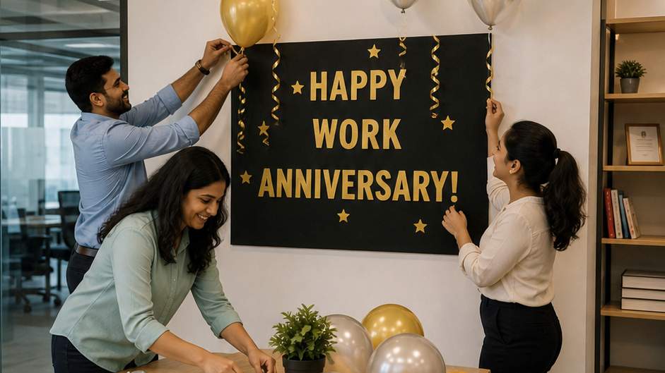 Work Anniversary Celebration 16:9 visual