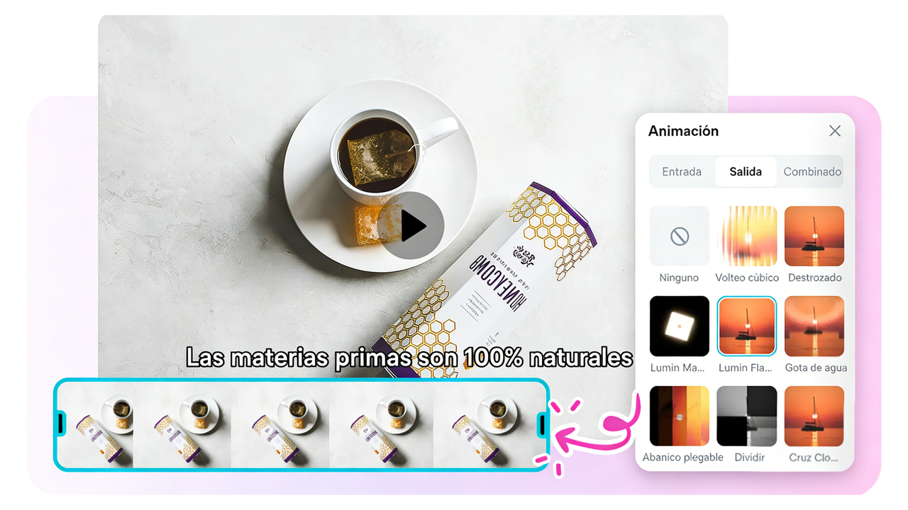 Herramientas avanzadas para crear clip de video